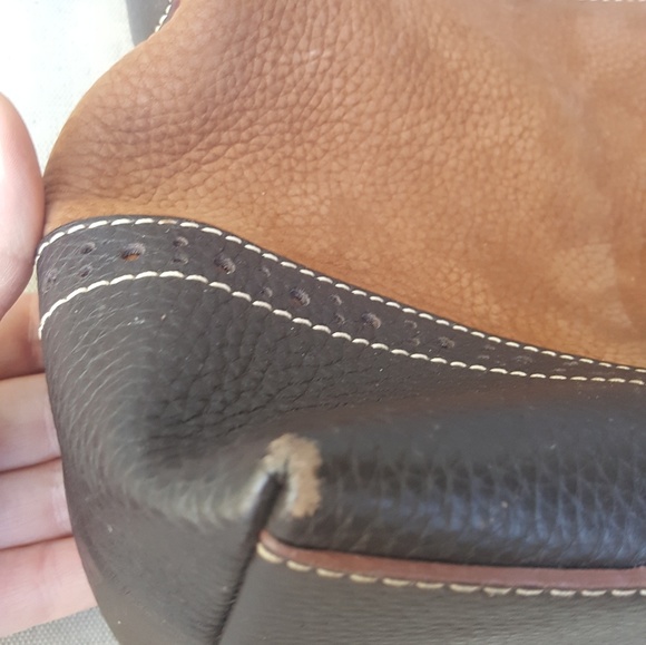 Great shape, suede & leather dooney & burke - Picture 3 of 6
